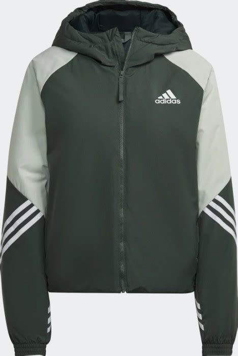 adidas jacke zum überziehen grün|adidas Back to Sport Hooded Jacke .